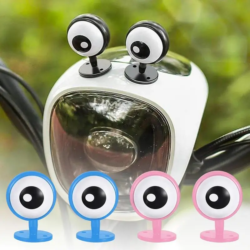 Eye battery electric car motorcycle helmet decoration small accessories pendant decoration Funny Motorcycle Helmets Decor motorcycle hook lock handlebar helmet riding cap fixed anti theft locks off road vehicle helmets storage hook lock accessories