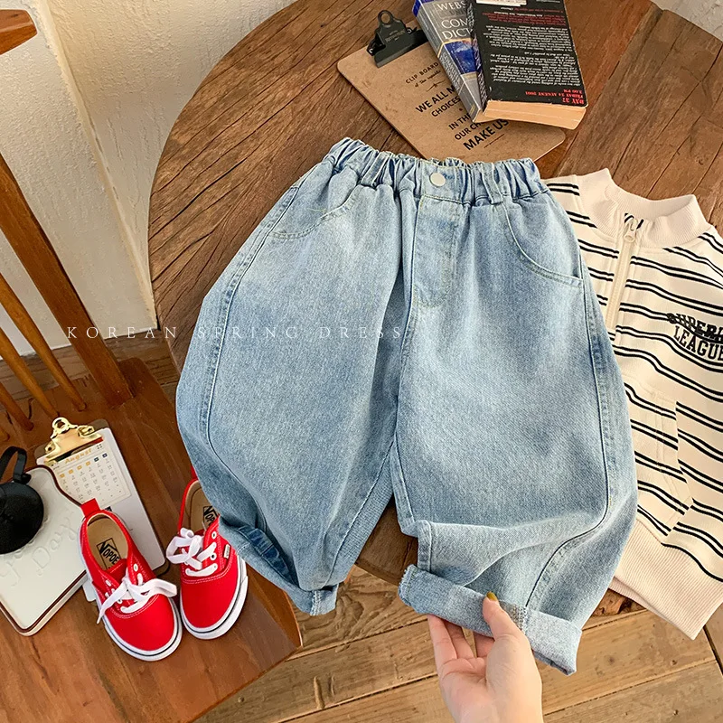 Children's Pants 2023 Spring New Children's Clothing Small and Medium