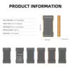 200000mAh Solar Power Bank Portable Large Capacity Charger 120W Super Fast Charging With Four Cables for Xiaomi Iphone Samsung 6