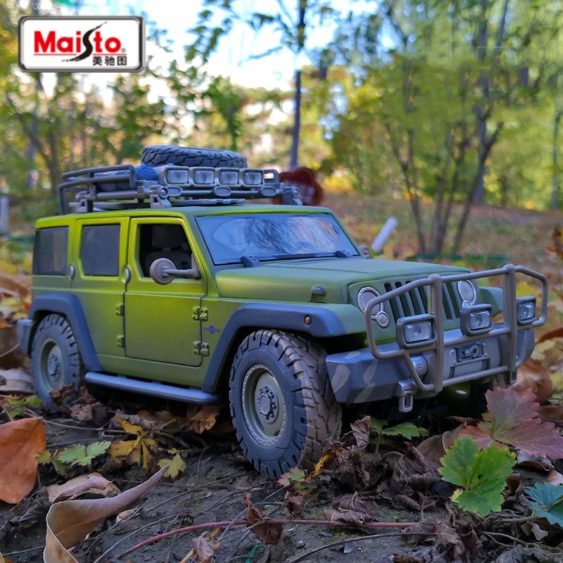 

Maisto 1:18 JEEP Rescue Concept Alloy Car Model Diecast Metal Toy Off-Road Vehicle Car Model Simulation Collection Children Gift