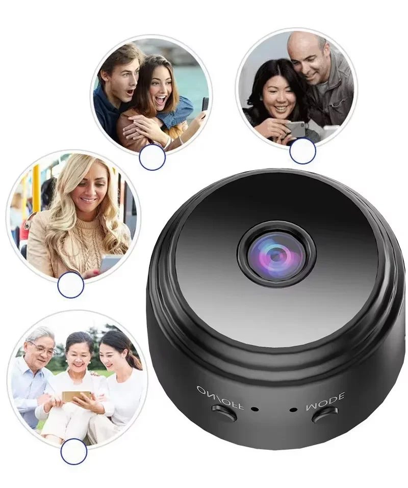 4K HD Wireless WiFi Mini Security Camera for Intelligent Home Monitoring