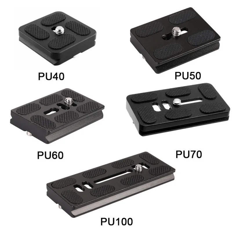 

Universal Tripod Plate Quick Release Plate Camera Plate Quick Clamp Fast Mount PU Plate for Arca Swiss DSLR Camera Tripod Head