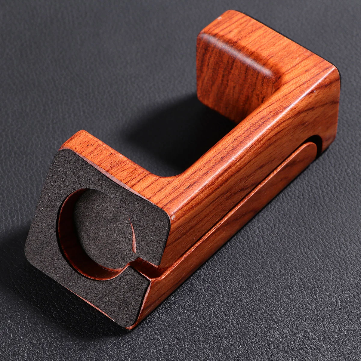 

Wooden Rosewood Hand Free Charging Dock Station Holder Charging Mount for Smart Watch