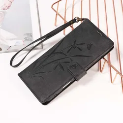Elegant Leather Wallet Flip Phone Case with Card Holder for Honor 600 (D1 - Black)