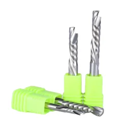 Premium Spiral Up & Down Cut Woodworking Router Bit - 1F Milling Cutter for Solid Wood & Density Board