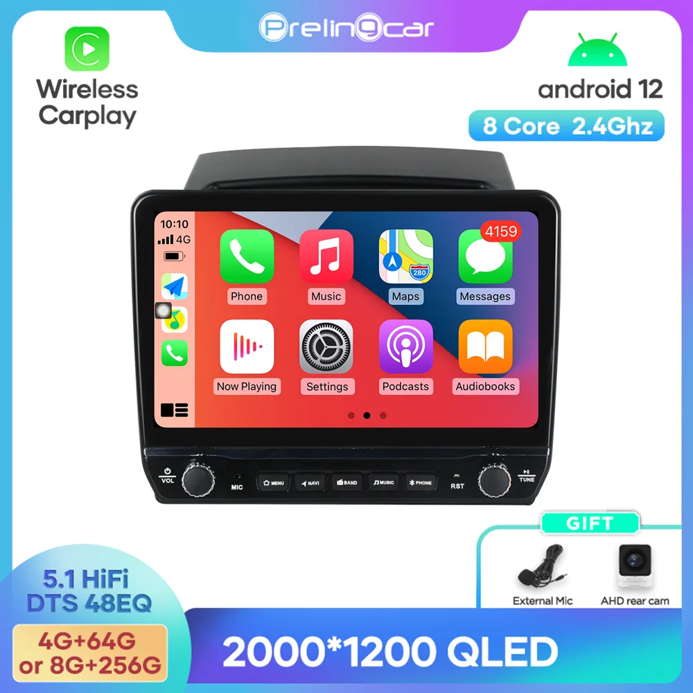 

Android 12 DTS Sound For KIA Carnival VQ 2006-2014 Years Navigation Multimedia Car Player Radio 2Din Stereo Bluetooth 48EQ