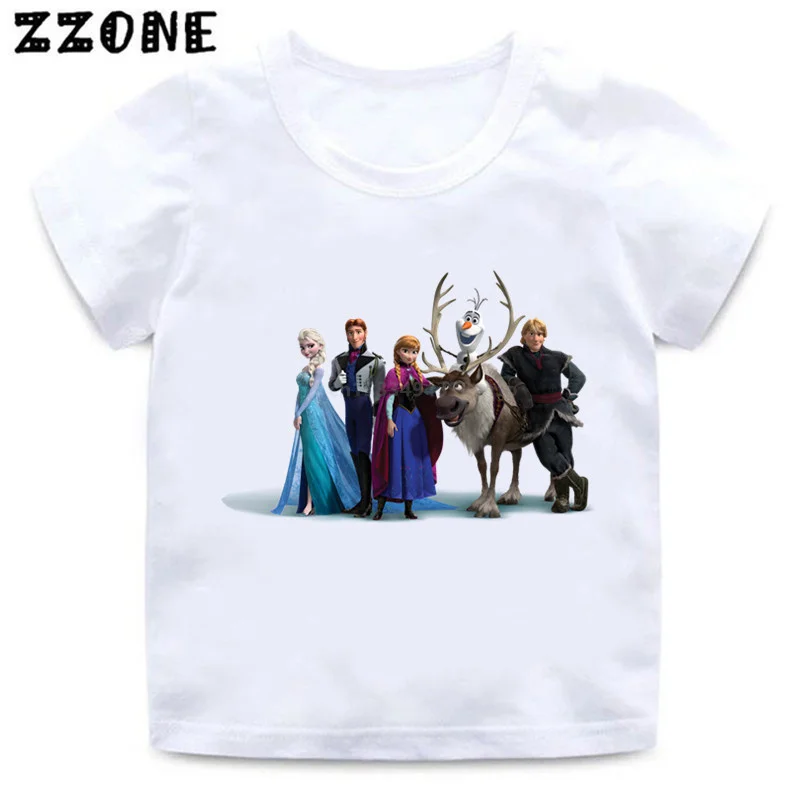 t-shirt in kid	 Frozen Elsa Anna Graphic Cute Girls Clothes Disney Princess Kawaii Kids Funny T-Shirts Baby T shirt Summer Children Tops,ooo5493 t-shirt design kid	 Tops & Tees