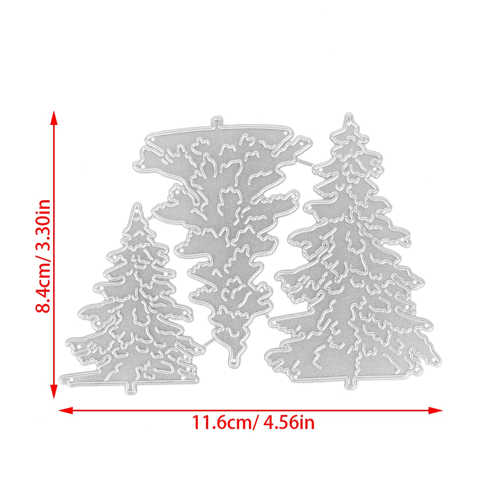 Description Picture 3 of itemChristmas Tree Metal Die Cutting Dies Scrapbooking Embossing Folder Suit for Cutting Machine Diy Paper Craft Gift