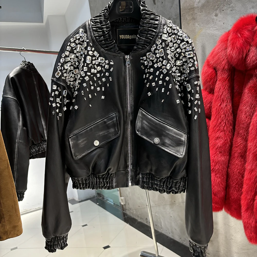 【IONSEOUL】RENNE Vintage Leather Jacket★男女共用★韓国人気 IONSEOUL】RENNE Vintage Leather Jacket 4FM116 (IONSEOUL