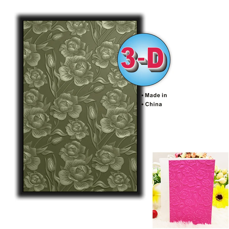3d Embossed Folder Rose Used For Card Making Scrapbook Paper Diy Process Decoration Articles