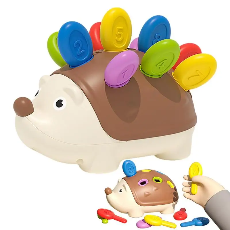 

Hedgehog Fine Motor Toy Fine Motor Sorting Game Sensory Toy Educational Fine Motor Skills Developmental Toys Kids Birthday Gifts