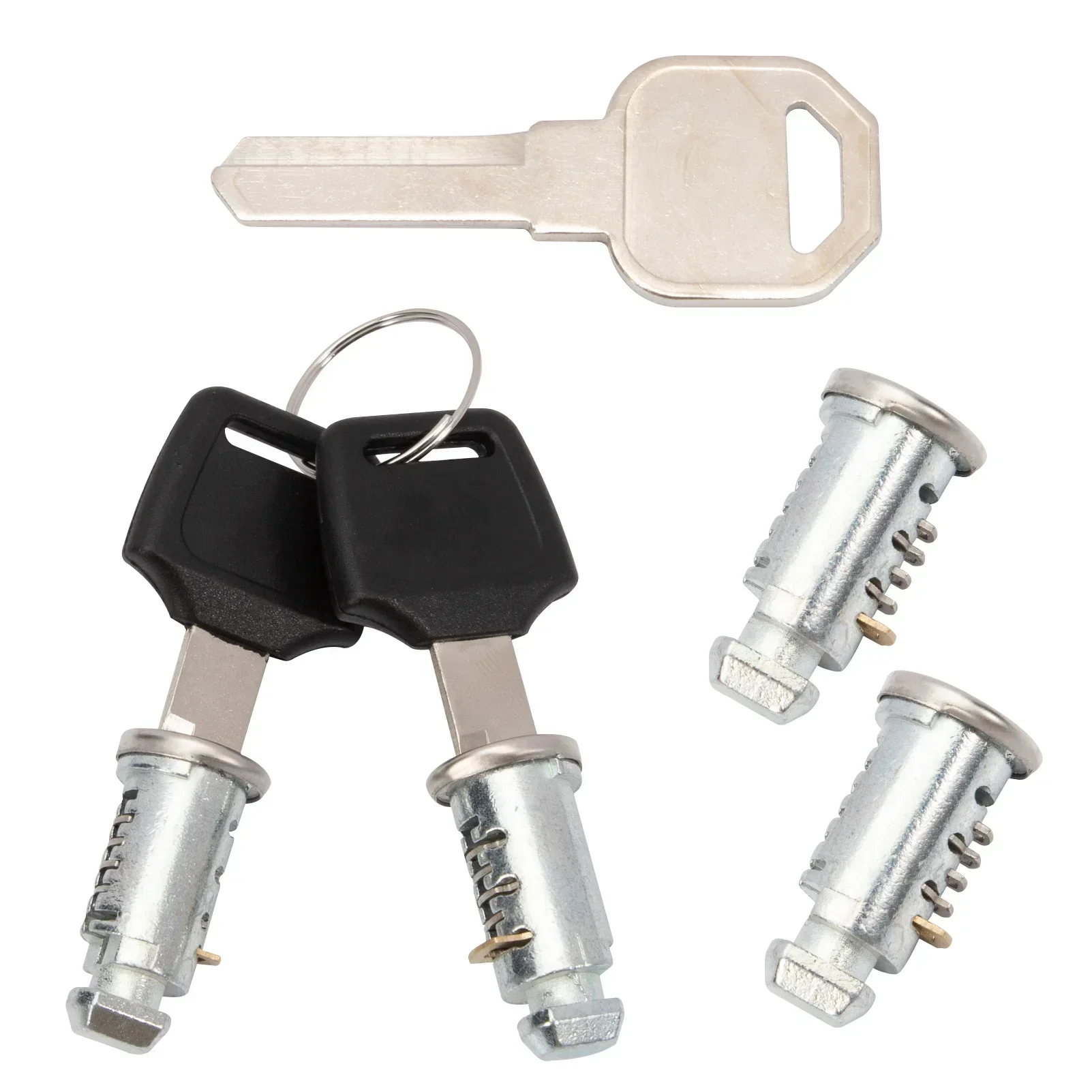 7 PCS Lock Cores & Keys Replacement Keys Cylinder For Thule