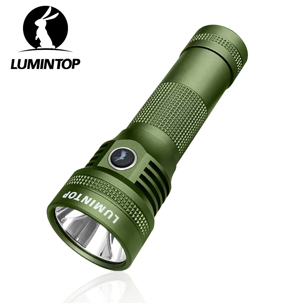 USB C Rechargeable Outdoor Lighting High Powerful EDC Flashlight 1000 Lumens Magnetic Tail LED Torch 21700 Battery D2 Army Green