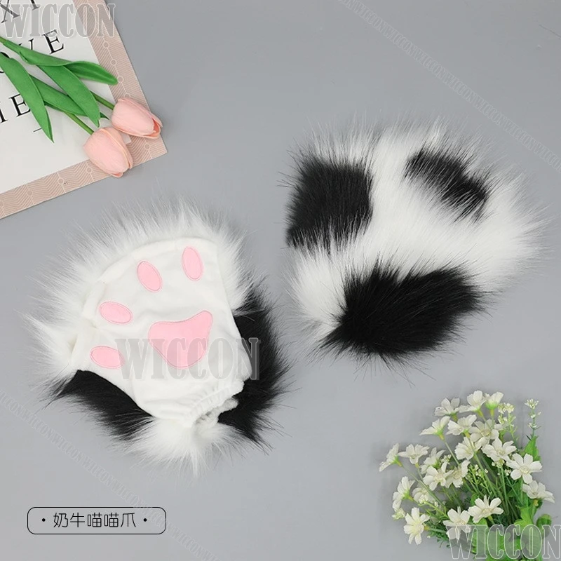 Cosplay Gloves Cosplay Costumes Furry Gloves Kig Fursuit Cosplay Plush Gloves