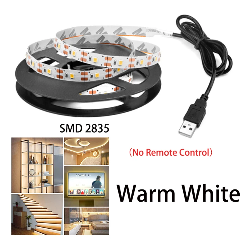 شريط اضاءة ليد USB للتلفاز والديكور المنزلي
