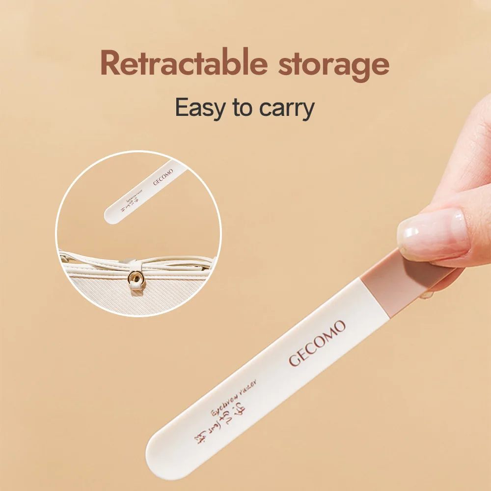 GECOMO Portable Smooth Eyebrow Trimmer Double Blade Facial Shaver, Not Easy To Scratch And Leave No Black Dots Upgraded Version
