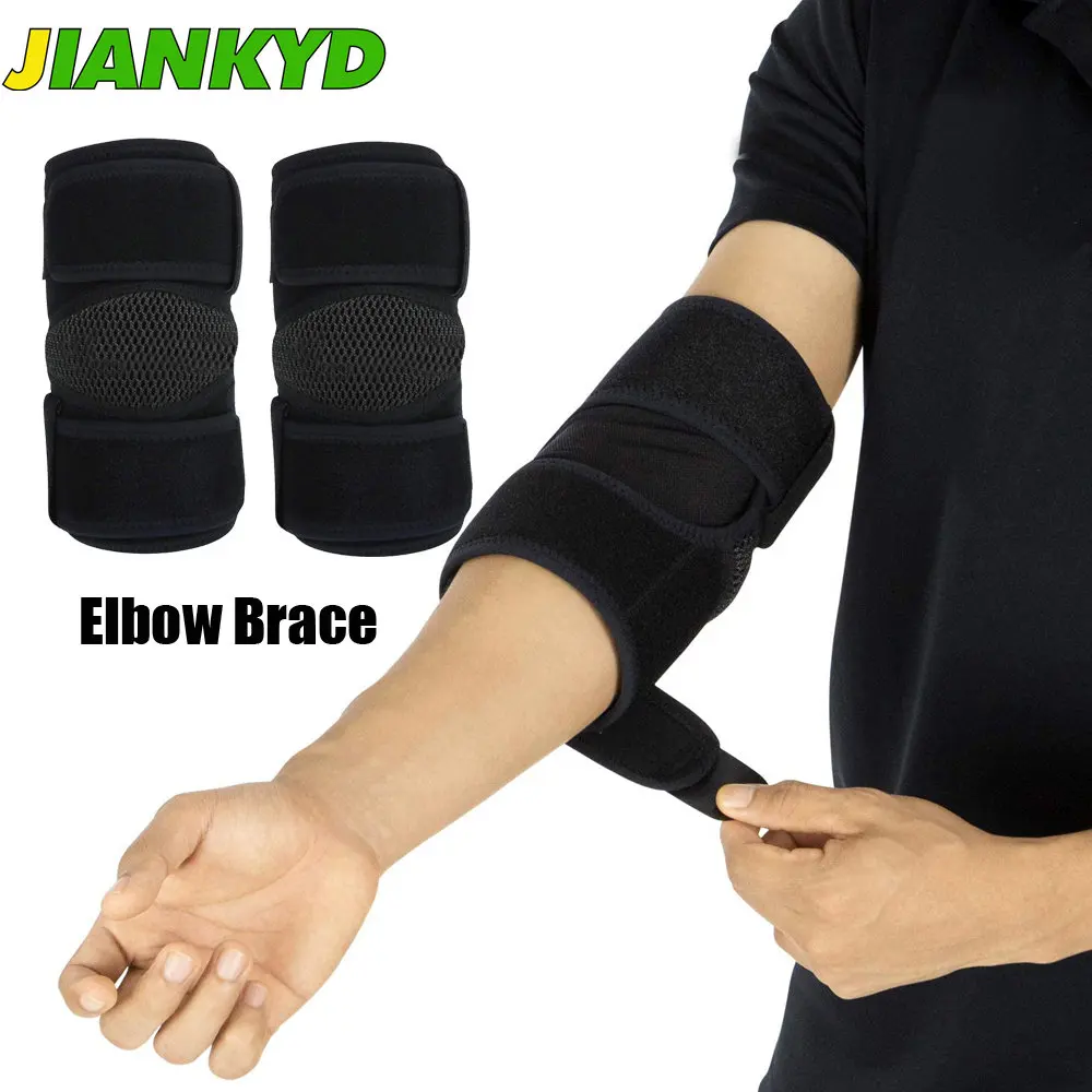 

Elbow Brace, Tennis Compression Sleeve, Wrap for Golfers, Bursitis, Left or Right Arm, Tendonitis Support Strap for Men Women