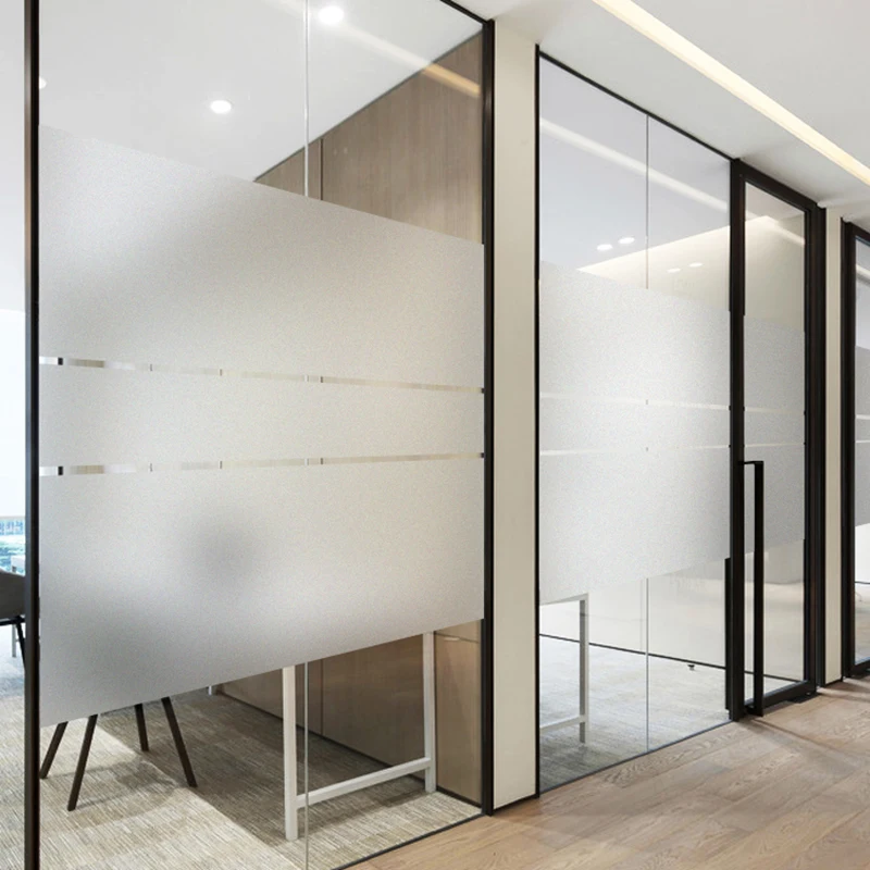 

200 x 60cm PVC Frosted Window Film Waterproof Glass Sticker Home Bedroom Bathroom Office Privacy Scrubs Frost No Glue Home Decor