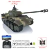 Henglong 1/16 7.0 Plastic Panther G RC Tank 3879 FPV 360 Turret Rotating Steel Gearbox Infrared Battle TH17487-SMT7 1