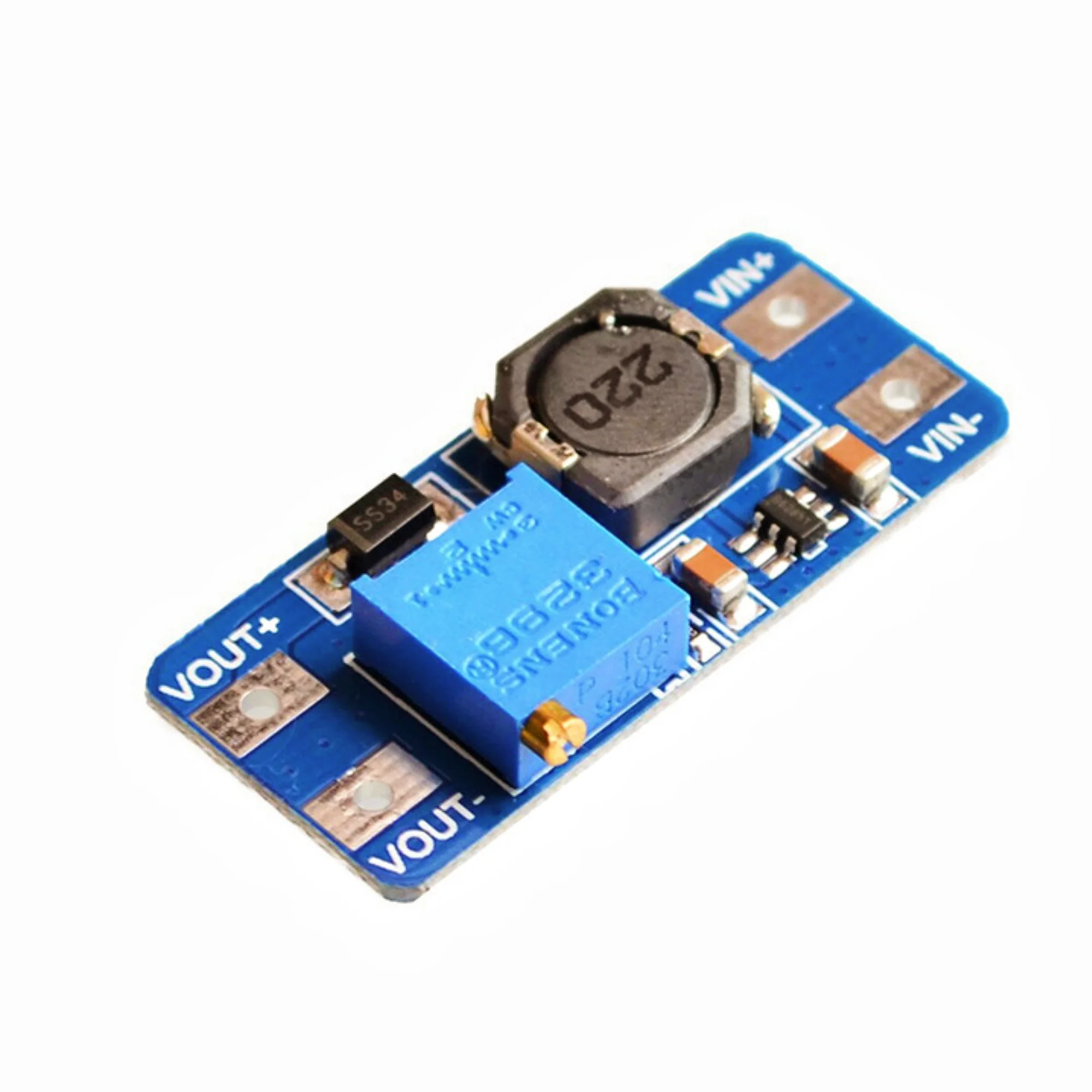 조정 가능한 DC-DC 부스터 모듈, 2A 부스터 보드 입력, 3V, 5V, 9V, 12V, 24V, MT3608