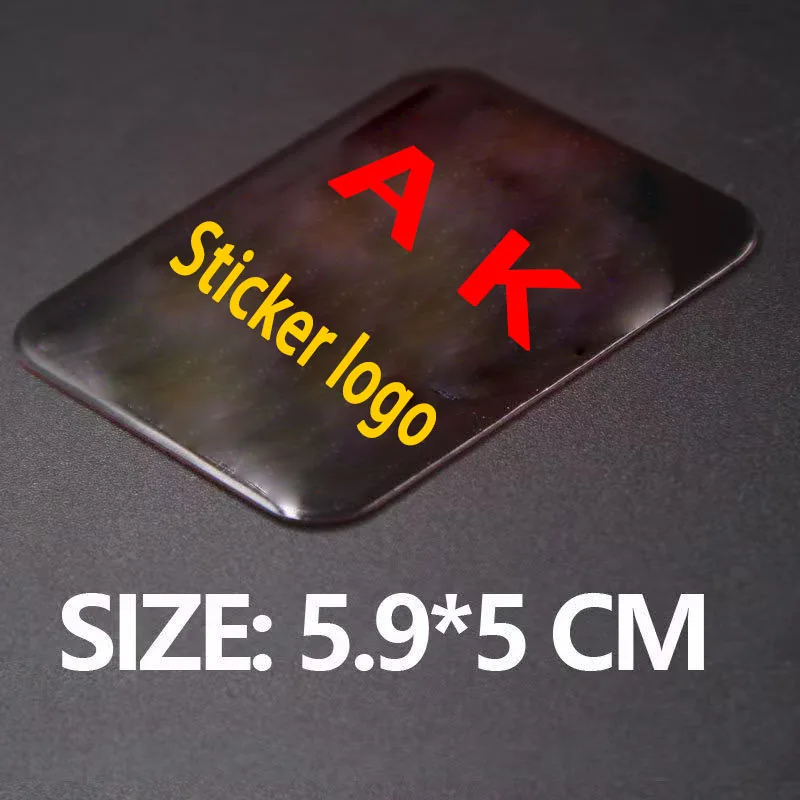 Motorcycle accessories Motorcycle Stickers For Ak Exhaust Pipe Decals High Temperature Resistant Metal Aluminum Waterproof Motorcycle Accessories yamaha Sticker