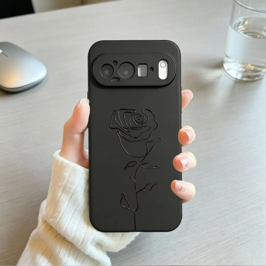 Rose Art Gothic Phone Case - Elegant Protective Cover