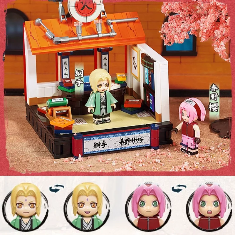 Naruto e Hinata blocos de casamento, irmãos Uchiha, luta Sakura, Deidara VS  Gaara, presentes Anime, presente perfeito, excelente - AliExpress