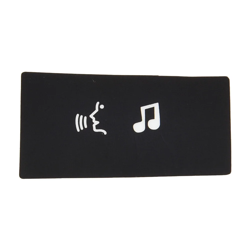 

1pc Car Steering Wheel Switch Control Button Repair Sticker Decals Stickers For Ford For Mustang 2010-2012 Car Stickers