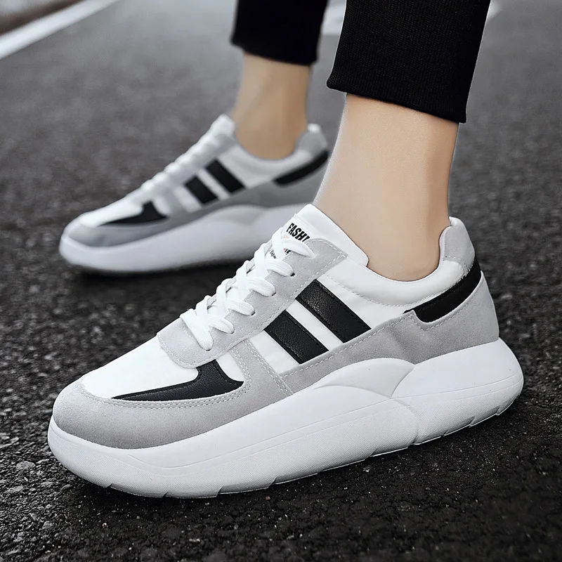

Sports Shoes Men's Running Shoes Breathable Mesh Shoes Casual Mesh Shoes Thick Soles Small White Shoes Sneakers Men Shoe Tennis