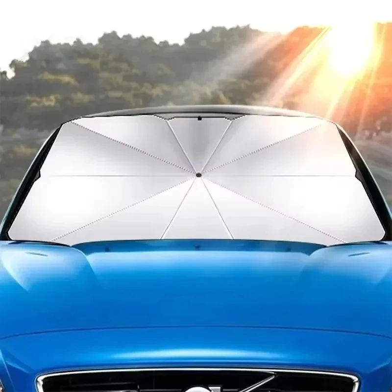 Parasole per Parabrezza Auto, Protezione Solare Estiva, Accessorio per Raffreddamento Interno dell'Auto - Image 2