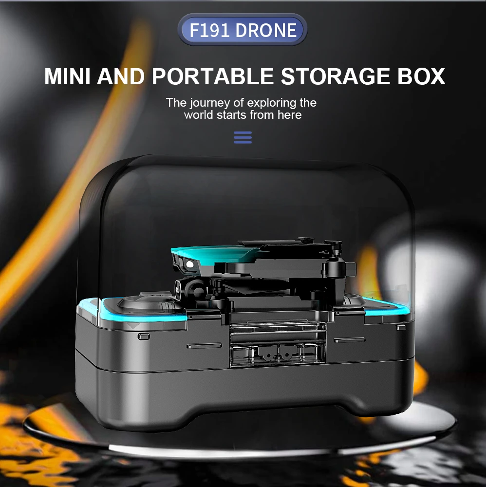 KBDFA F191 Drone, f191 drone mini and portable storage box the journey of exploring