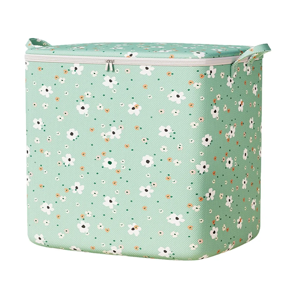 Clothes Quilt Storage Bag Foldable with Zipper Wardrobe Clothing Moving Luggage Bag Large Capacity Bedroom Dormitory Mobile Box 5