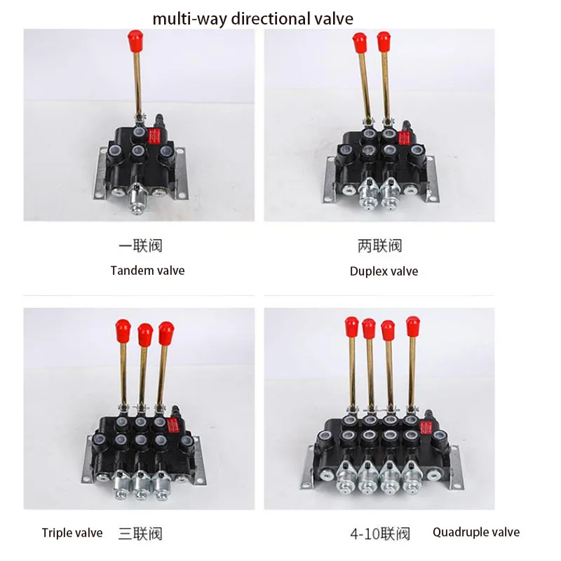 ZS1-L118 Series Multiway Valve Manual Hydraulic Multiway Valve Distributor