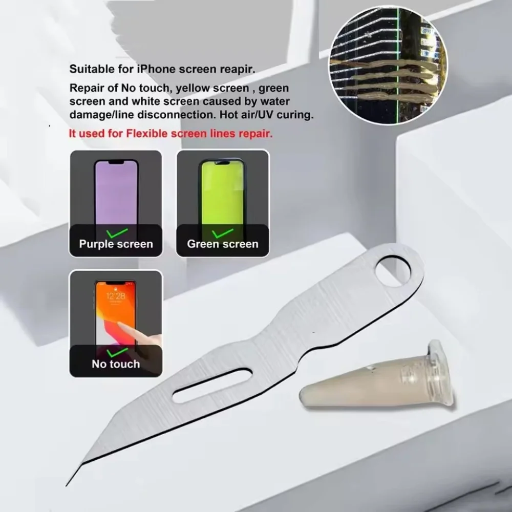 Phone Repair Kit WYLIE Nano Conductive Silver Paste for Phone Screen Yellow Green White Screen Circuits Water Ingress Damaged