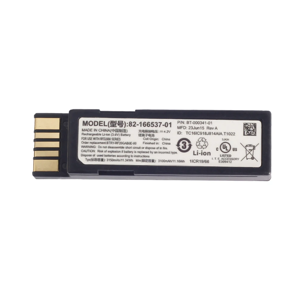

Новая батарея для zebra DS3678 LI3678 LS3678 82-166537-01 BT-000341-01 RFD2000 BTRY-RF20GA