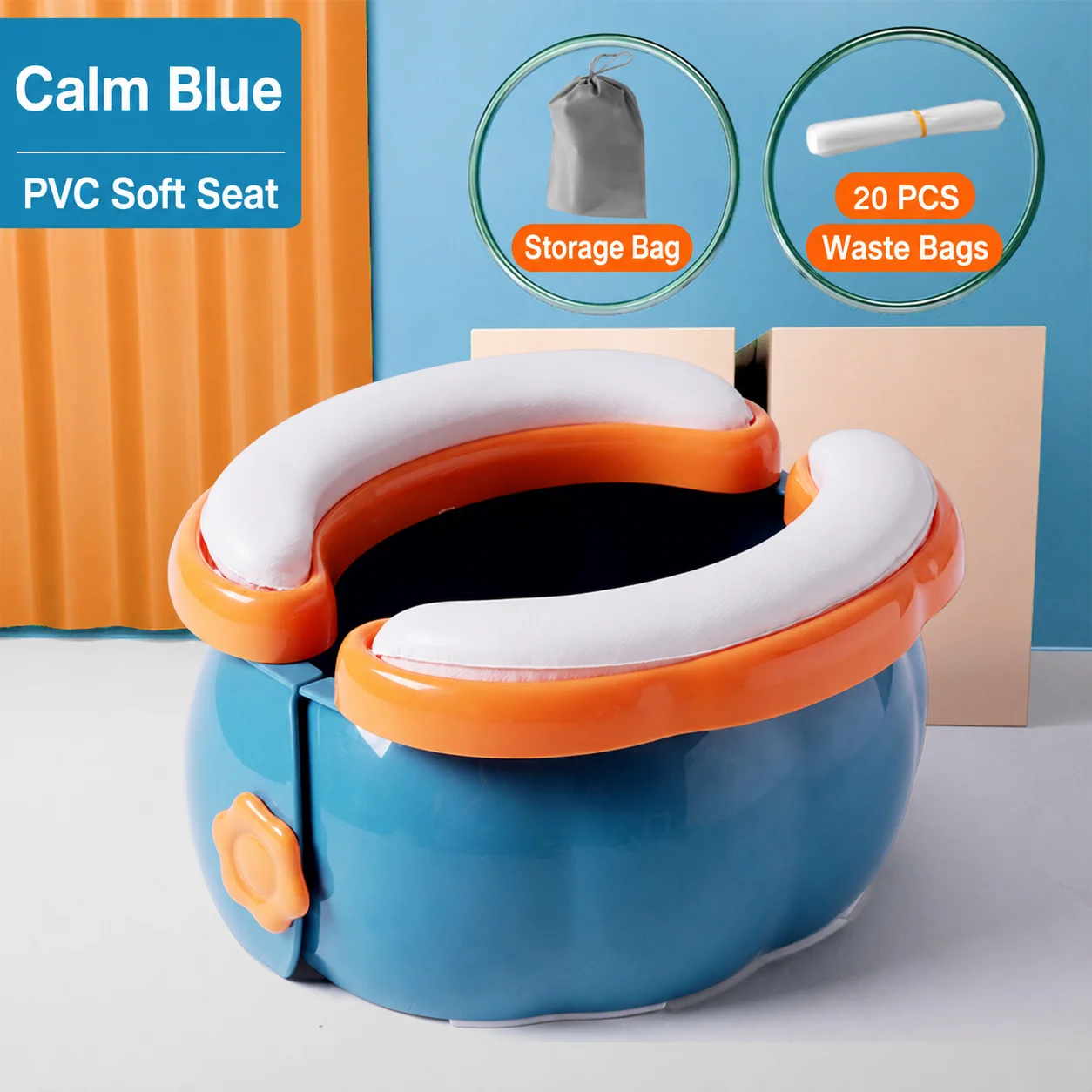 Blue PVC Seat