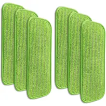 

6 Washable/Reusable Microfiber Mop Pads Compatible With Swiffer Wet Jet
