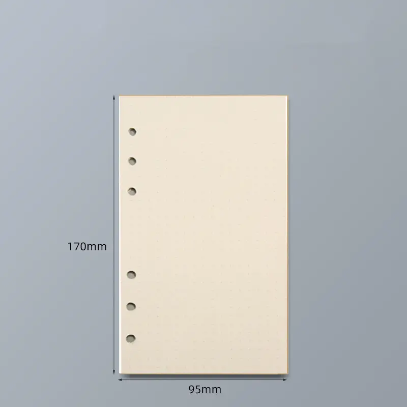 45 Sheets A5 A6 A7 Loose Leaf Notebook Refill Spiral Binder Inner Page Line Blank craft  Grid Inside Paper Stationery - Image 13
