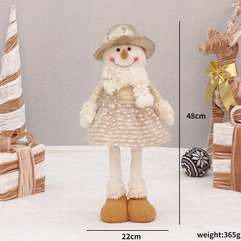 thumbnail image 1 of Adornos navideños de Año Nuevo 2022 para el hogar 25 estilos Altura 30 cm Muñeco de Papá Noel Regalos para niños Adornos de ventana Navidad, 1 of 5