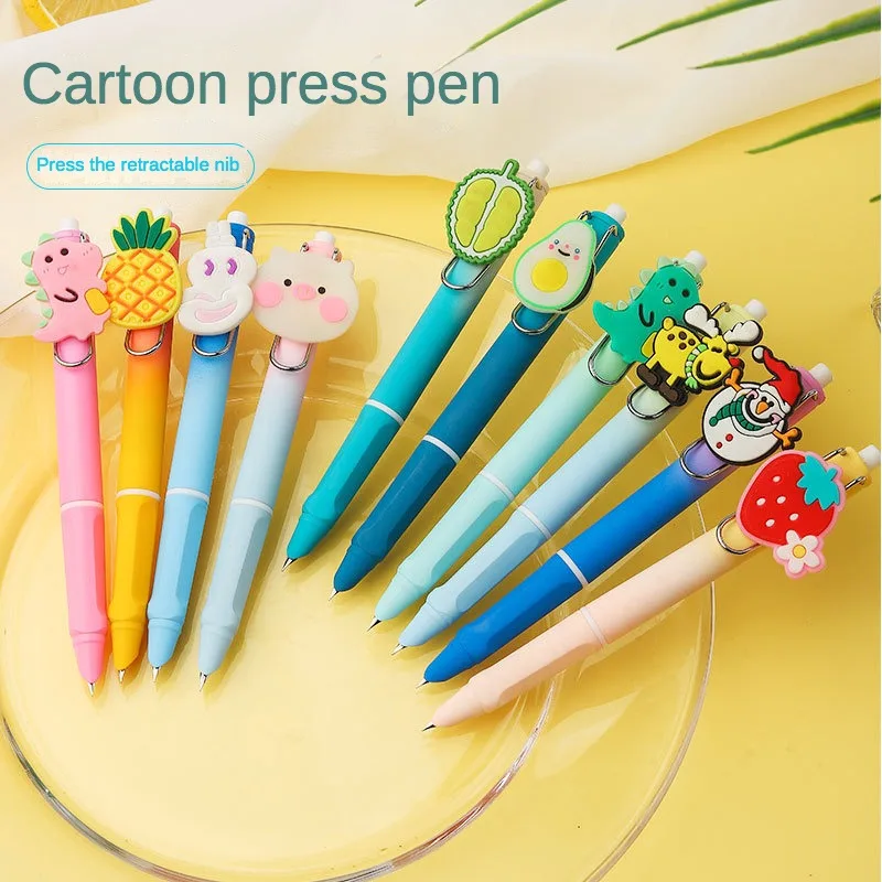 

2 Pcs Press Pen for Calligraphy Practice Fountain Pen Dark Tip Extra Fine Student Daily Calligraphy Practice Writing Ink Sac
