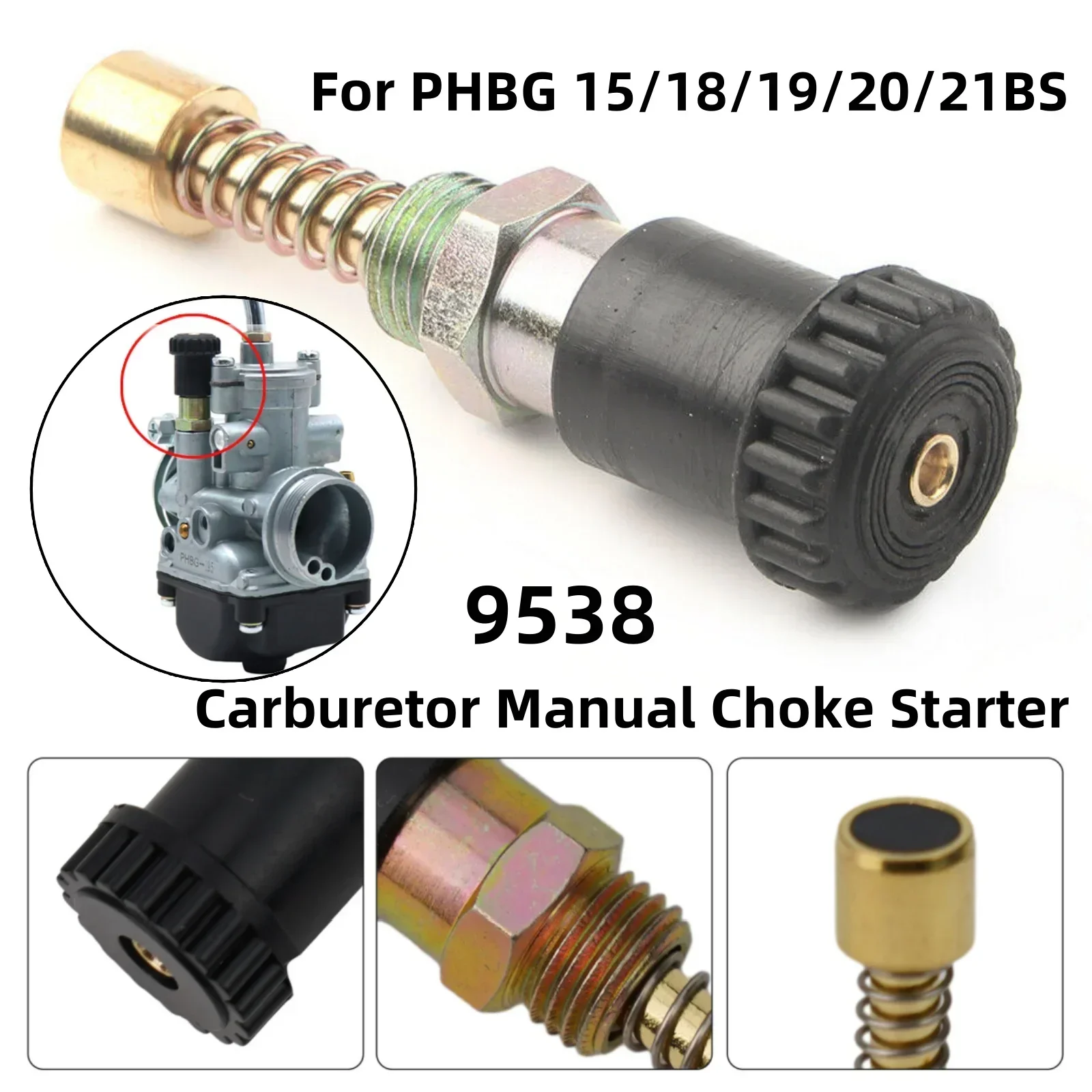 R2575 Manual Pull Choke Automatic Choke Dellorto Carburetor For PHBG 9538 For ...