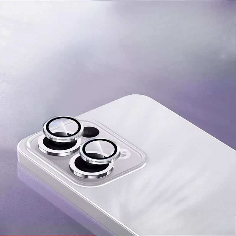Premium Lens Protective Film with Metal Ring Camera Protector