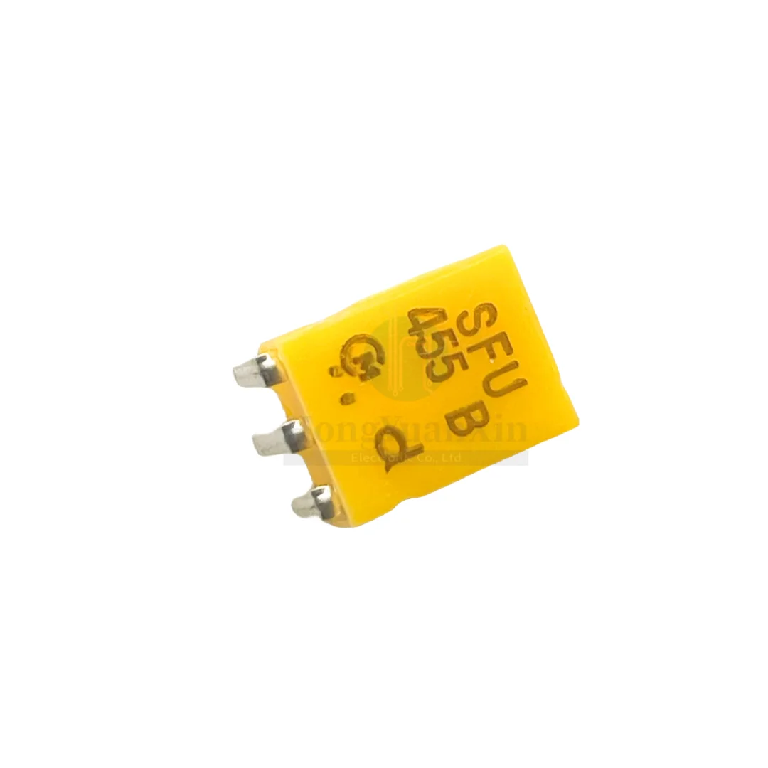 100PCS/세라믹 수정 발진기 SFU455B2 455B2 455KHZ 곡선 발 3 피트 필터 원격 제어 기계