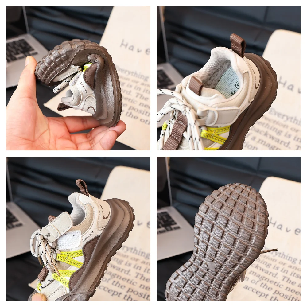 Soft Sole Sneakers for Kids Autumn Outdoor Hiking