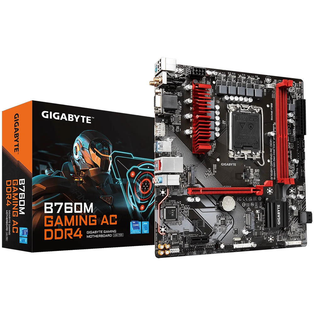 NewGIGABYTEMotherboardB760MGAMINGACLAG1700supports13th12th
