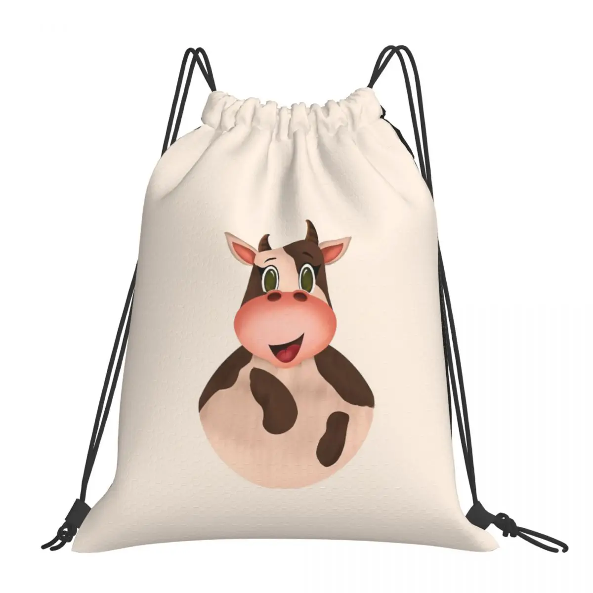 

Счастливая Женская Повседневная Портативная сумка на шнурке, сумка с карманами для обуви, сумка для книг для путешествий, студентов