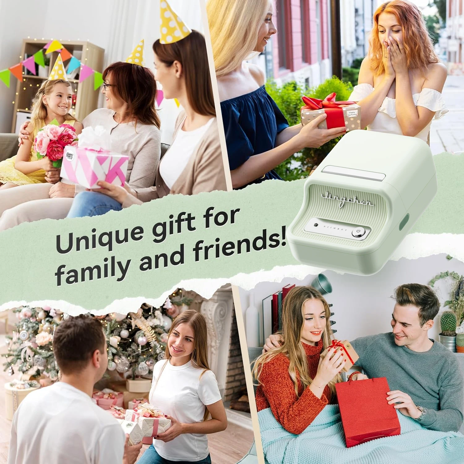 203/300DPI NiiMbot B21 B21-Pro B1 Mini Thermal Printer Wireless Barcode Label Maker Bluetooth Portable Adhesive Sticker Labeller