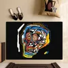 Art J-Jean-M-Michel B-Basquiat Floor Mat Bedroom Kitchen Door Bath House Super Absorbent Foot Non-slip 2