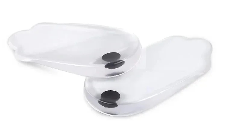1Pair Orthopedic Insoles for Feet O/X Leg Type Valgus Correction Men Women Silicone Gel Shoes Insole Magnet Massage Shoe Pads