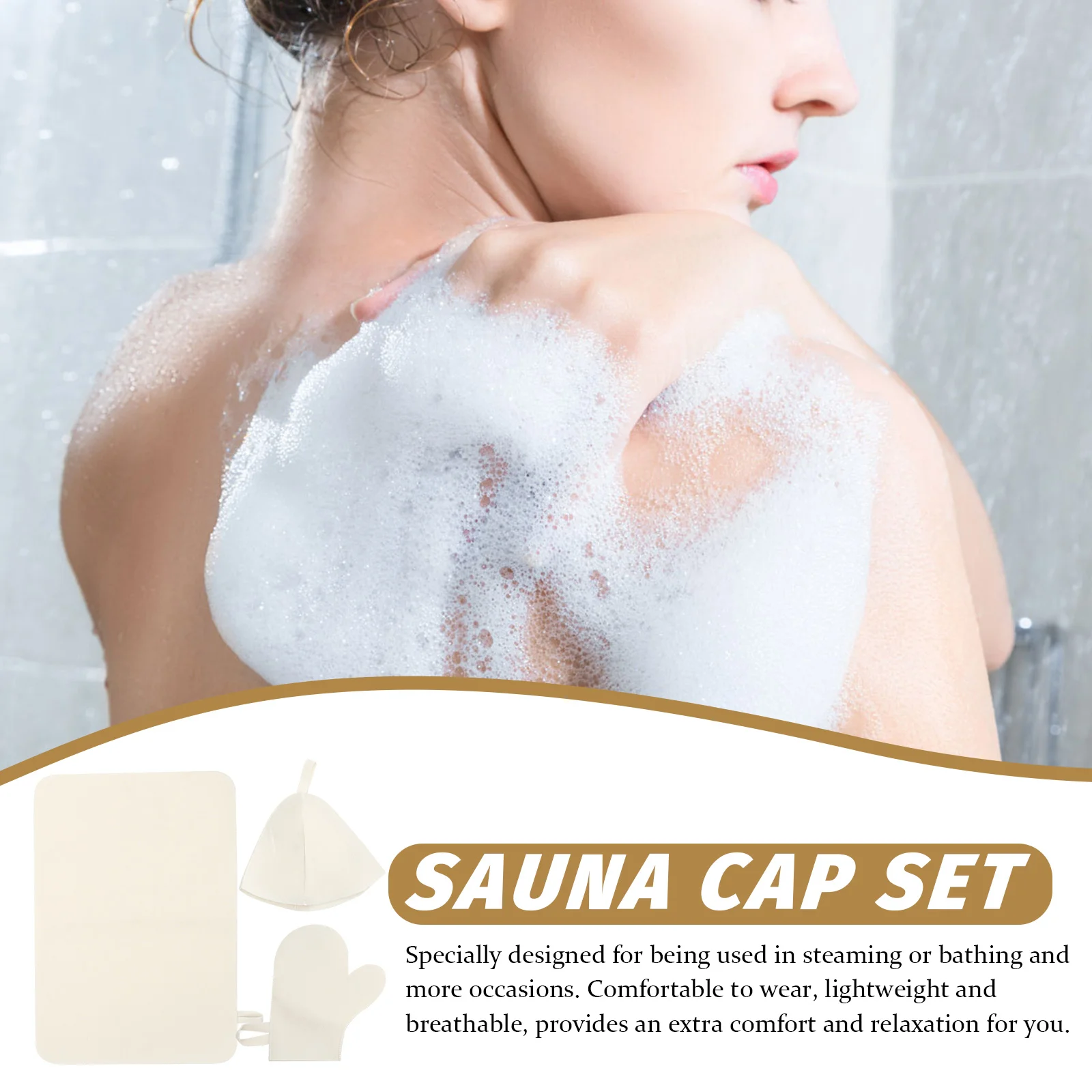 Experience Ultimate Comfort and Relaxation with our Premium Sauna Cap Set Stay Cool and Refreshed During Your Sauna Sessions 6